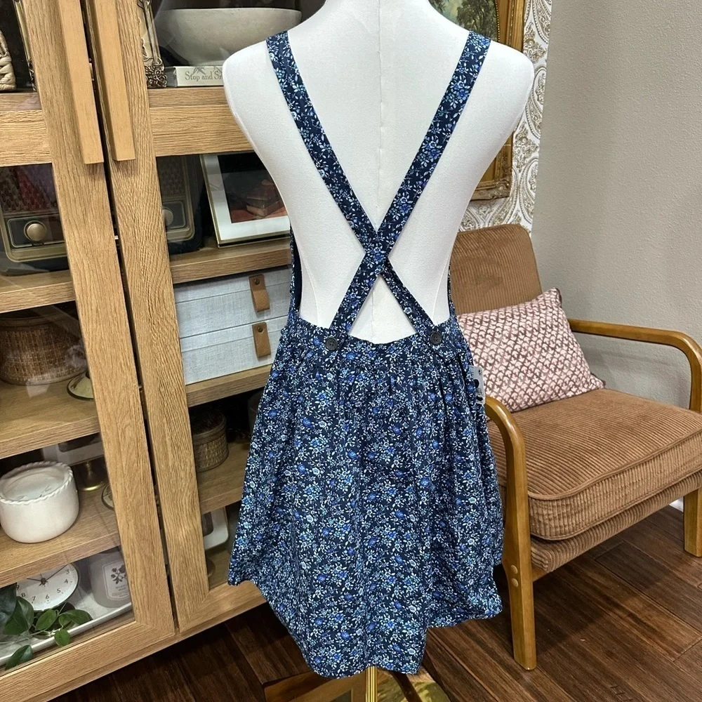 Free People Floral Blue Dress BNWT size XS